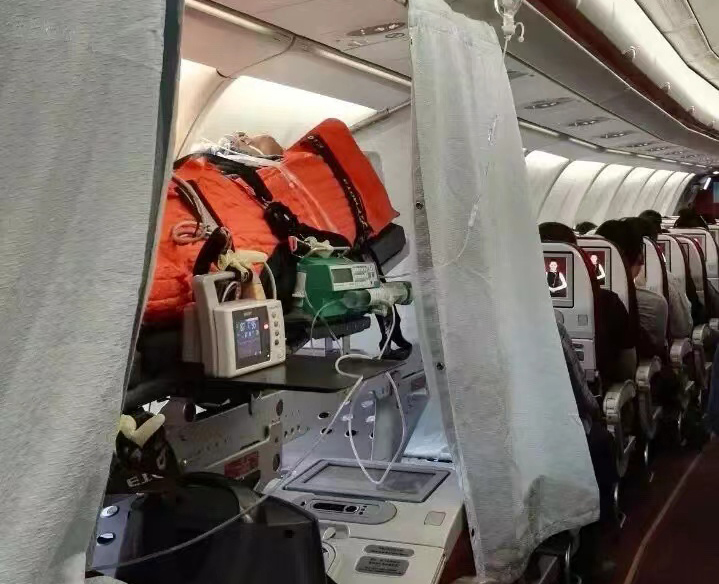 芜湖跨国医疗包机、航空担架